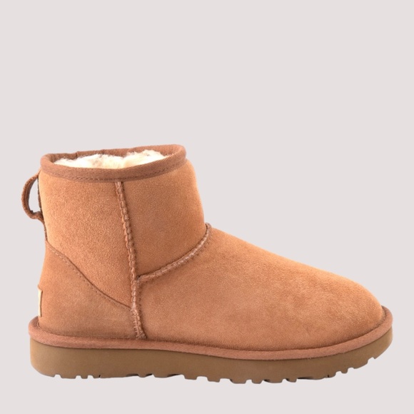 UGG Shoes - UGG Women's Classic Mini Boot, Chestnut Suede. 1016222